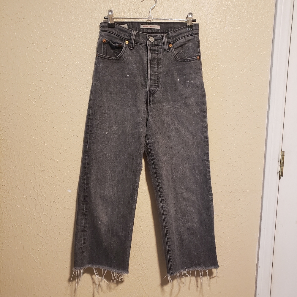 Levi's Ribcage‎ Straight Jeans Size 25